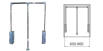 Лифт для одежды (10кг) 600-860 мм (металл)