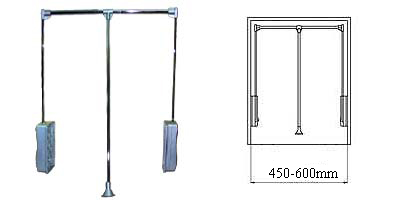 Лифт для одежды (10кг) 450-600 мм (металл)