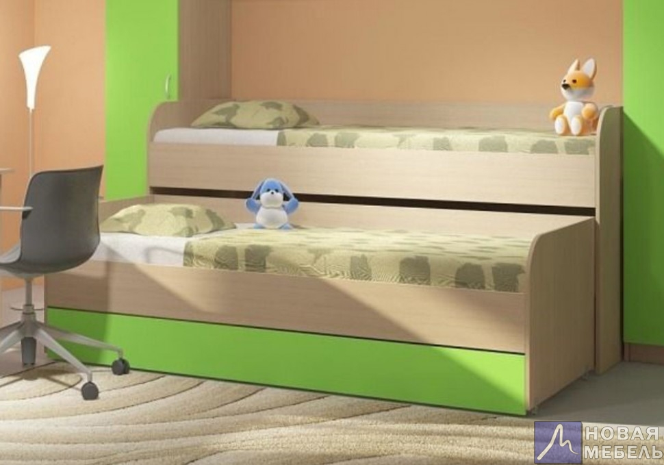 Кровать двухуровневая